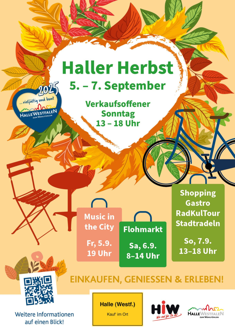 Haller Herbst 05.-07.09.25 mit verkaufsoffenem Sonntag